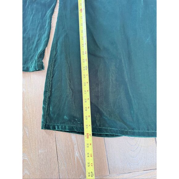 NWT Peach Love California Tarin Velvet Bow Dress in Green Size Small - Picture 6 of 9